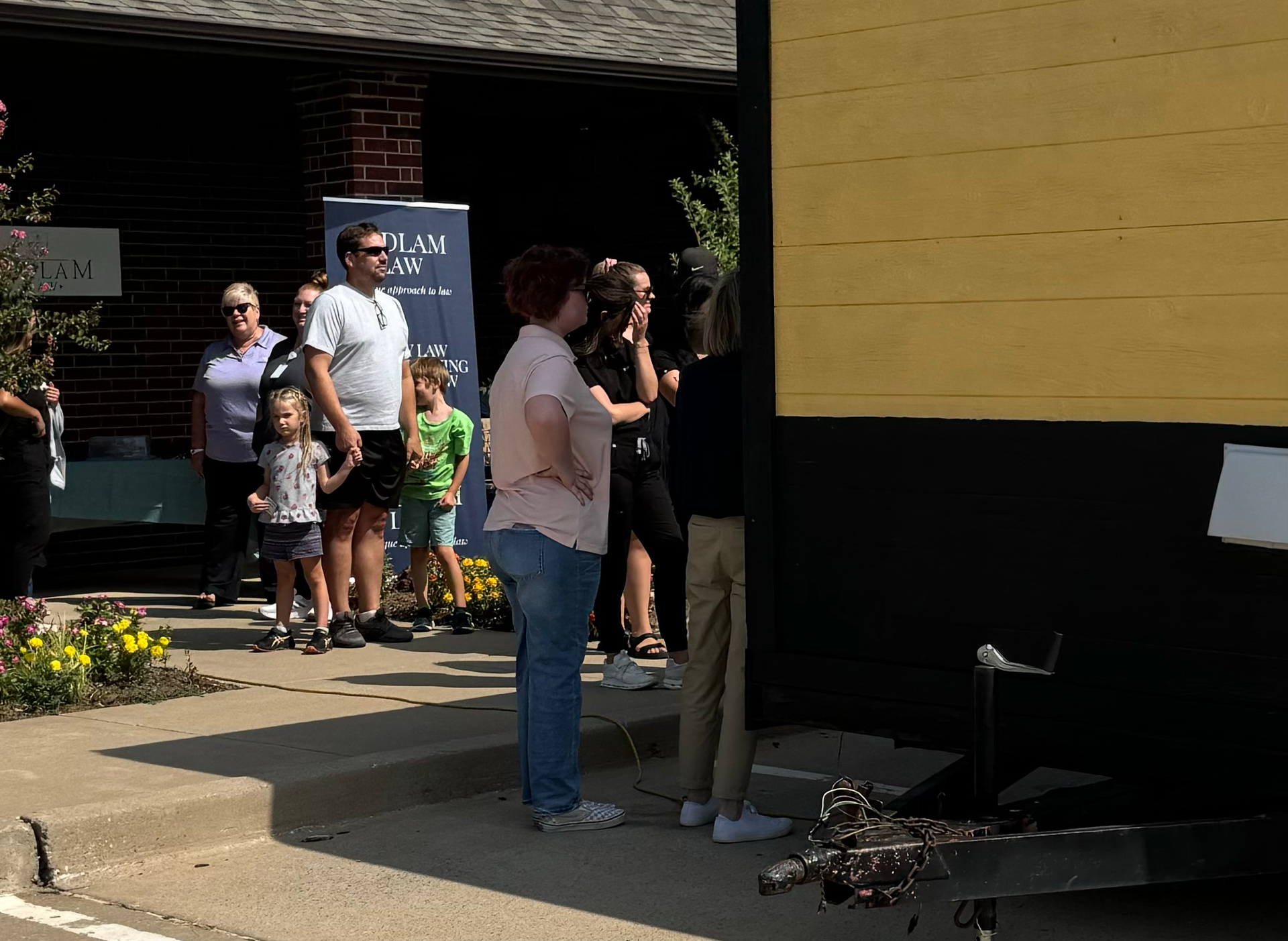 Bison Law Firm celebrates the end of summer with snowcones